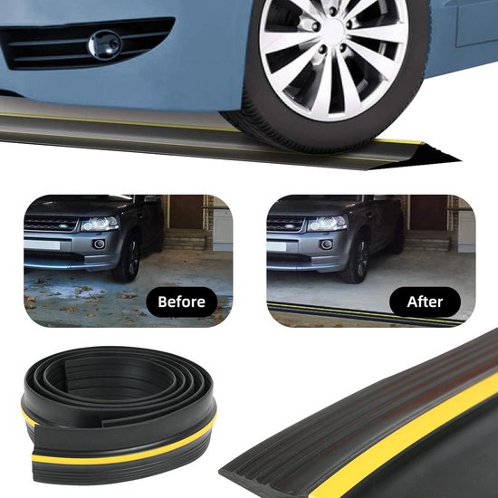 Garagedeur afdichting 4,8 m garagedeur drempelafdichting weerbestendig garagedeur vloerafdichting rubber DIY afdichtingsvervanging voor garagedeuren perfect om garages schoon en droog te houden