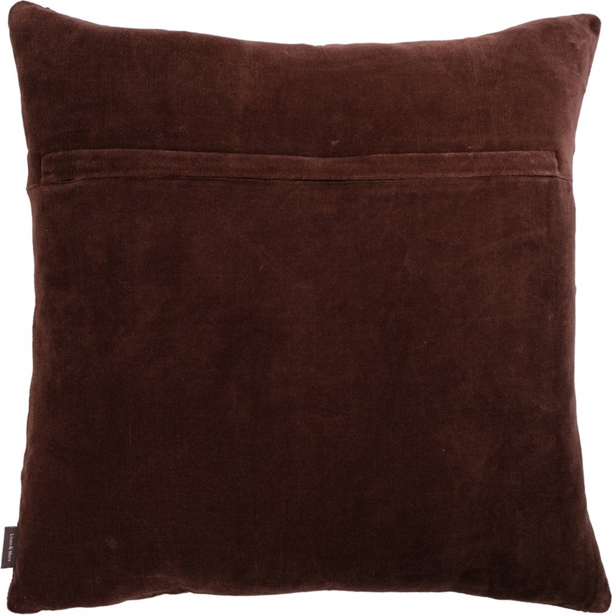 Linen & More Maha Cappuccino Kussen -45 X 45 Bruin