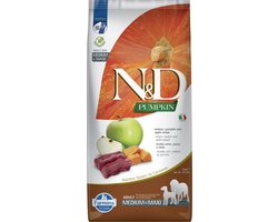 Farmina N&D Pumpkin Hert en Appel Adult Dog Medium & Maxi - 12 kg