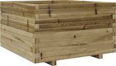 vidaXL - Plantenbak - 80x80x49,5 - cm - geïmpregneerd - grenenhout