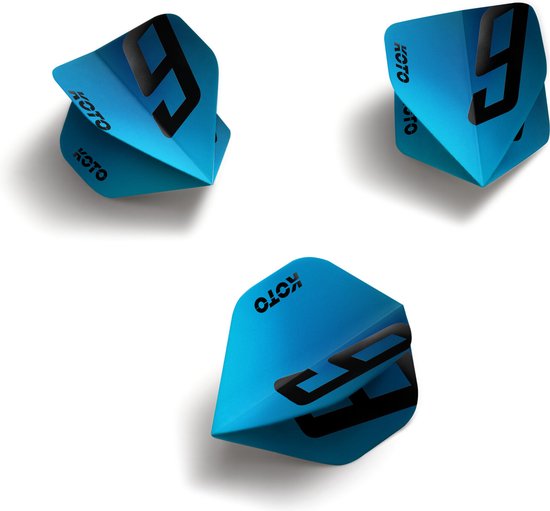 KOTO 9 Edition Metallic NO2 Aqua - Dart Flights van KOTO — afbeelding 4