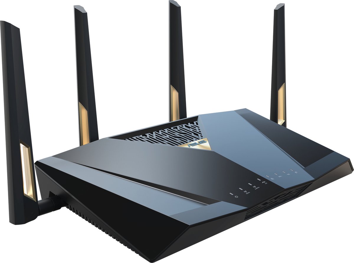 ASUS RT-BE88U - Router - WiFi Versterker Dual-band - WiFi 7 - 7200 Mbps - 10G Poort - SFP+ – foto 7