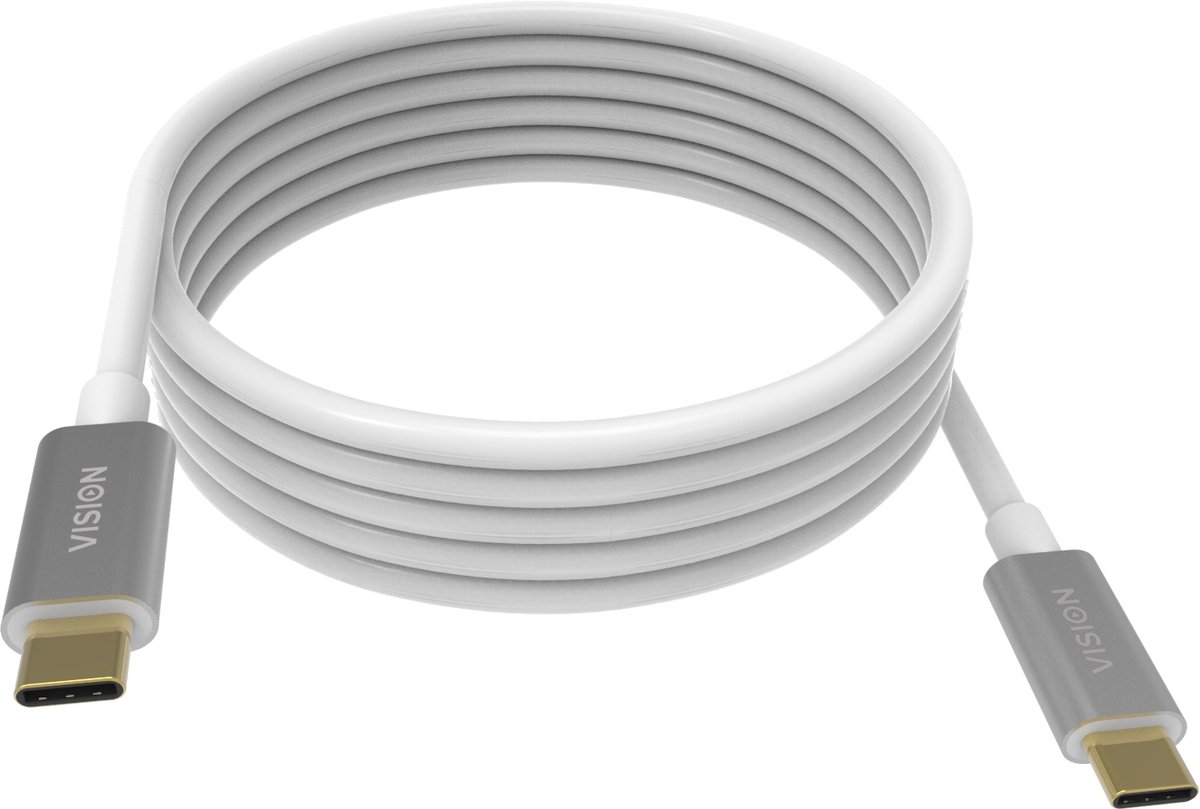 Vision TC 4MUSBC USB-kabel USB 3.2 Gen 2 (3.1 Gen 2) 4 m USB C Wit