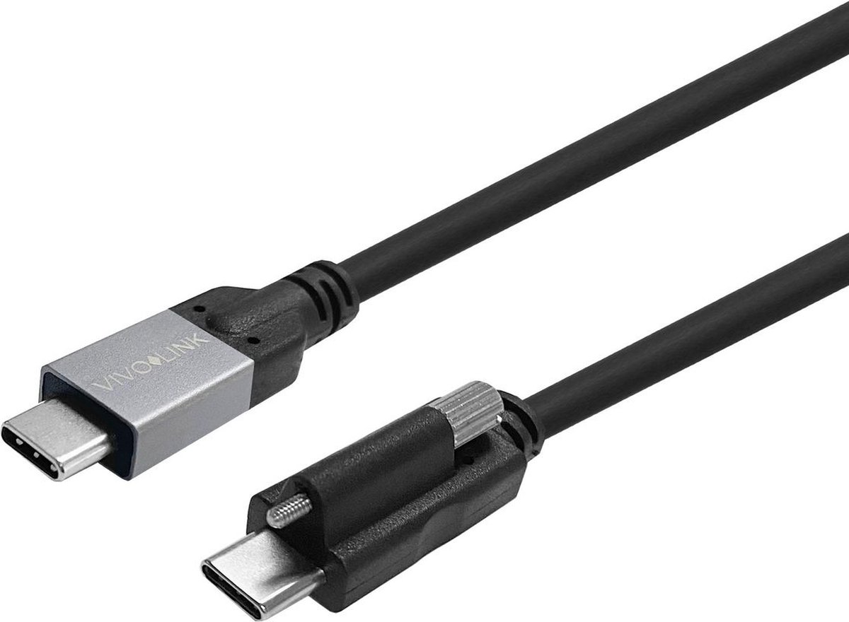 Vivolink PROUSBCMMS7.5 USB-kabel USB 3.2 Gen 2x2 7,5 m USB C 100 W Zwart