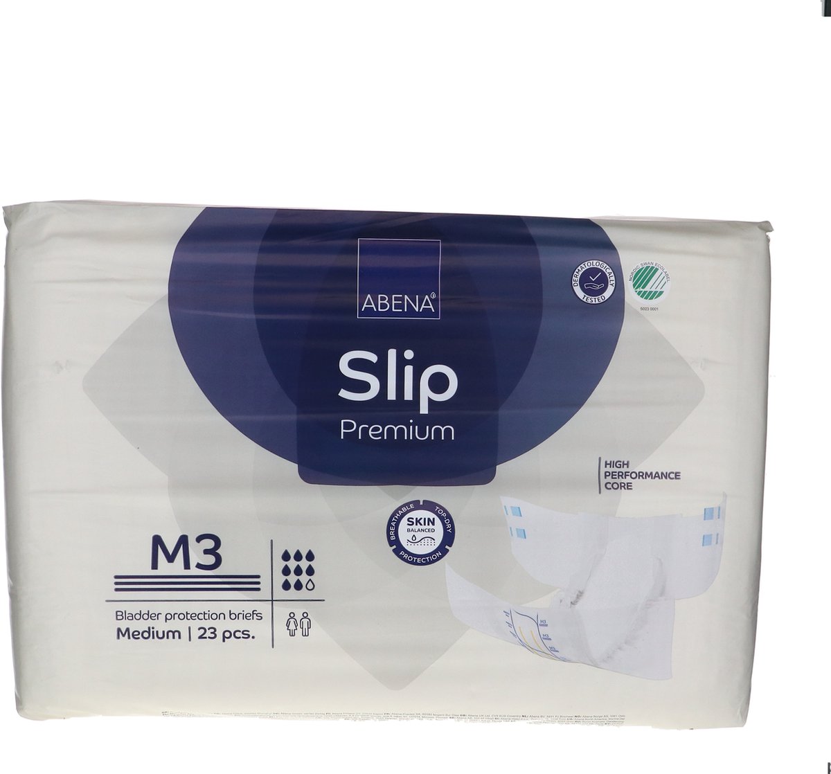 Goedkoopste Voordeelverpakking van 2 x Abena Slip Premium M3 3100 ml, 23 stuks
