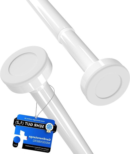 KINLO telescopische stang douchegordijnstang kledingstang 310-360cm