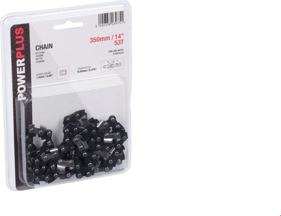 Powerplus ketting POWACG422 - 14"- lengte 350MM - 53T - Geschikt voor POW64250 van Merkloos	 — afbeelding 2