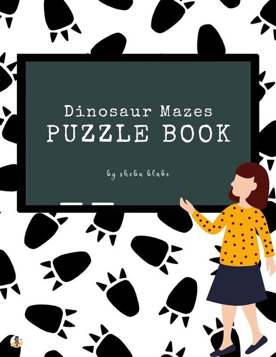 Dinosaur Mazes Puzzle Book for Kids Ages 3+ (Printable Versi ... - cover