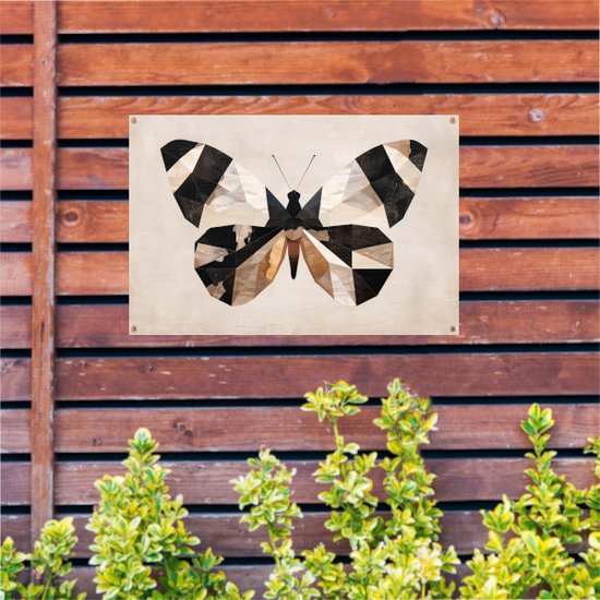 Affiche papillon - Affiche de jardin Animaux - Posters de jardin Texture - Posters de jardin - Affiche de clôture - Décoration de Jardin pour affiche de jardin extérieur 150x100 cm