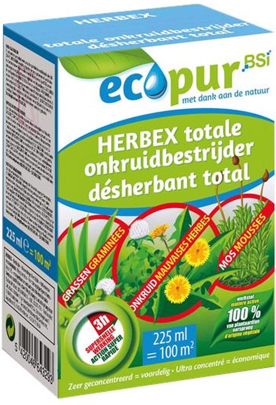 Bsi Ecopur Herbex Totale Onkruidbestrijder 225 Ml main image 0