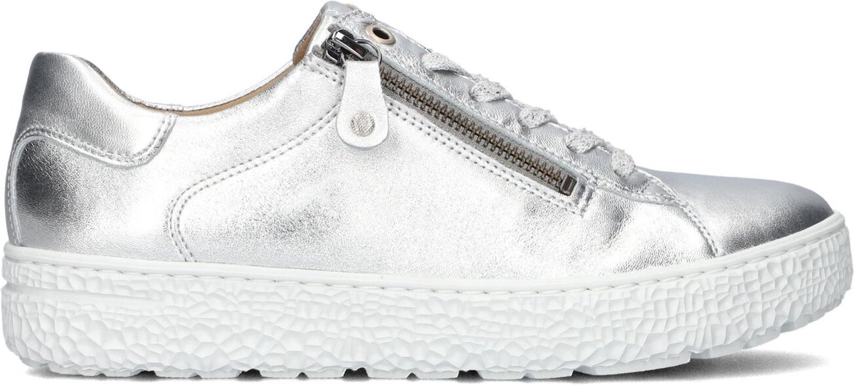 Hartjes 162.1402 Sneakers - Leren Sneaker - Dames - Zilver - Maat 41,5