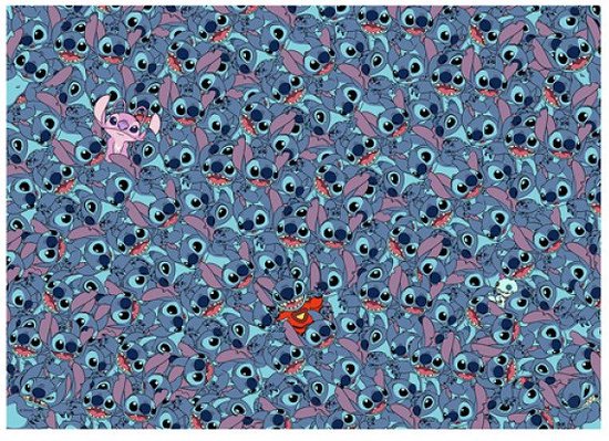 Ravensburger legpuzzel Disney Stitch Challenge 1000 stukjes cartoon.