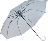 Bol.com Malatec Transparante Witte Paraplu - Automatisch en Stijlvol voor Elke Gelegenheid aanbieding
