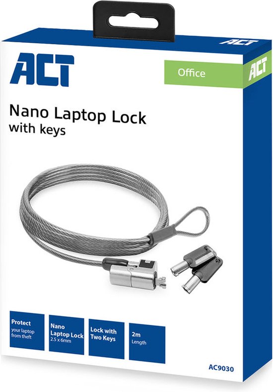 ACT Nano laptopslot met sleutels van ACT — afbeelding 2