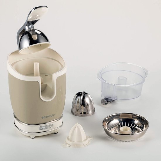 Ariete 0413/03 - Vintage elektrische citruspers - 400 Watt - 2 perskegels - 600 ml inhoud - Beige van Ariete — afbeelding 3