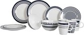 Gimex Marine Line Servies - Blue Beta - 16-Delig