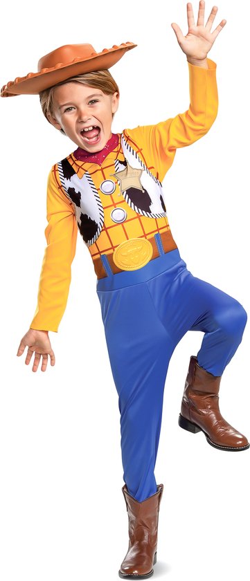 DISNEY - TOY STORY 4, Woody Classic , Maat M (7-8 jaar), Jongens