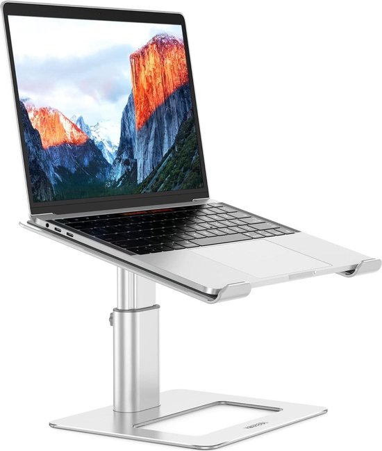 Laptop Standaard - Verstelbaar - Aluminium - Opvouwbaar - Verticaal