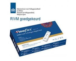 FlowFlex Covid-19 Zelftest – 75 stuks – Voordeelverpakking – RIVM