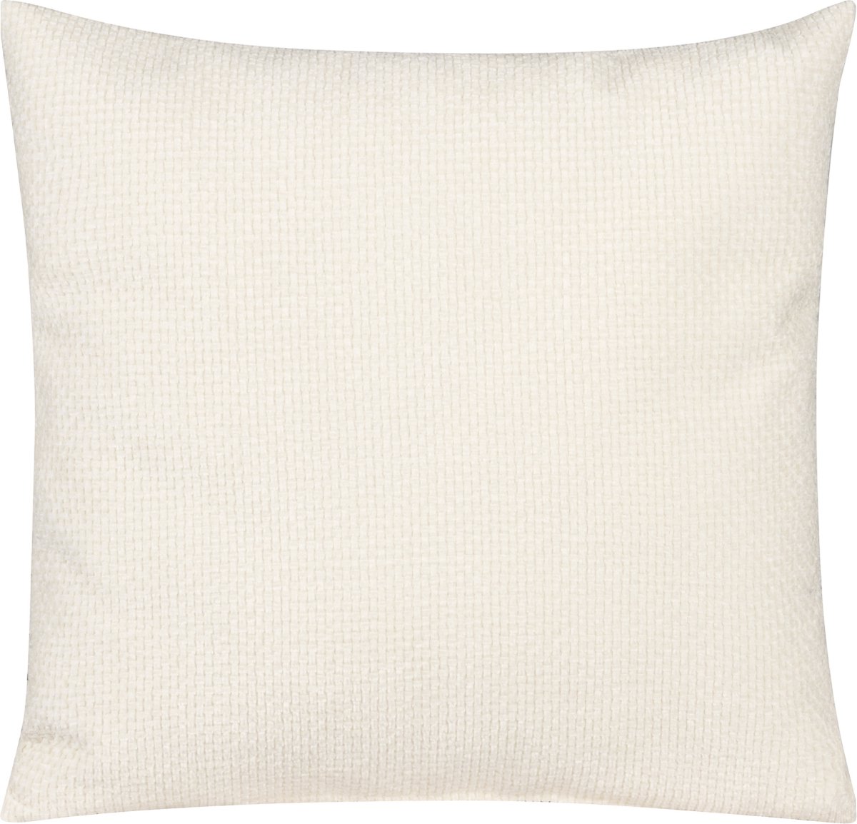 Sierkussen Edel - Polyester - Ivoor - 45x45 cm - Geweven Structuur