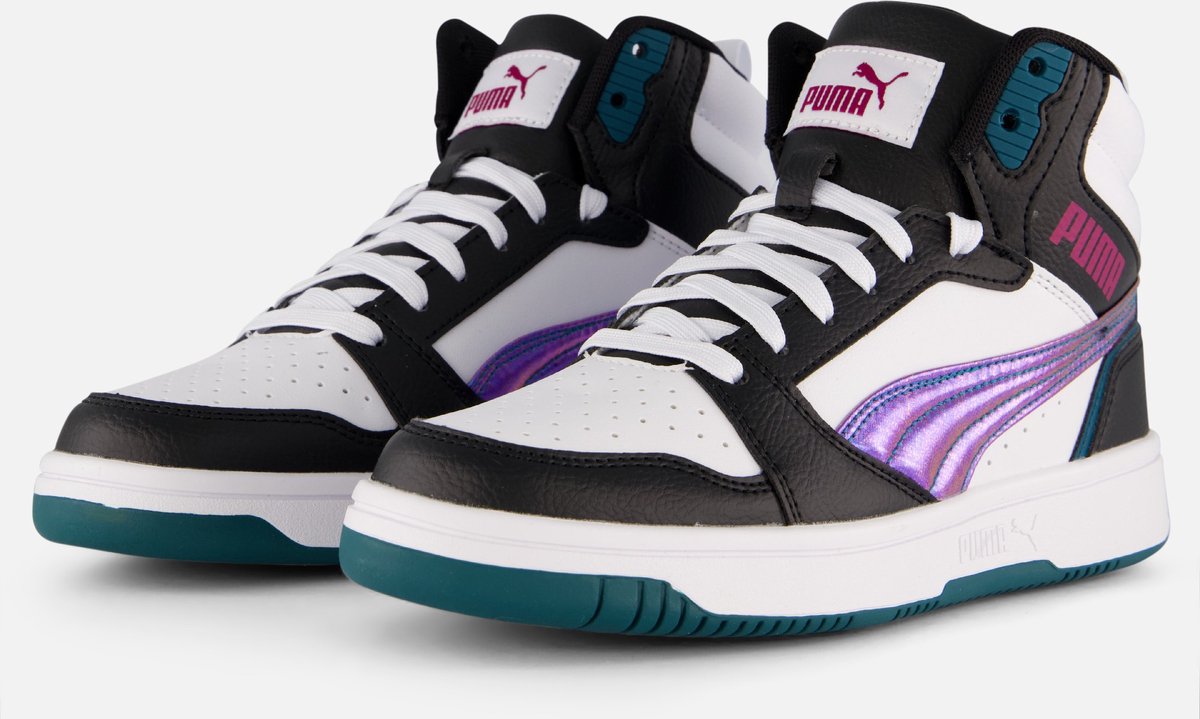 Puma Rebound V6 Mid Bouncy Sky Sneakers Dames Zwart
