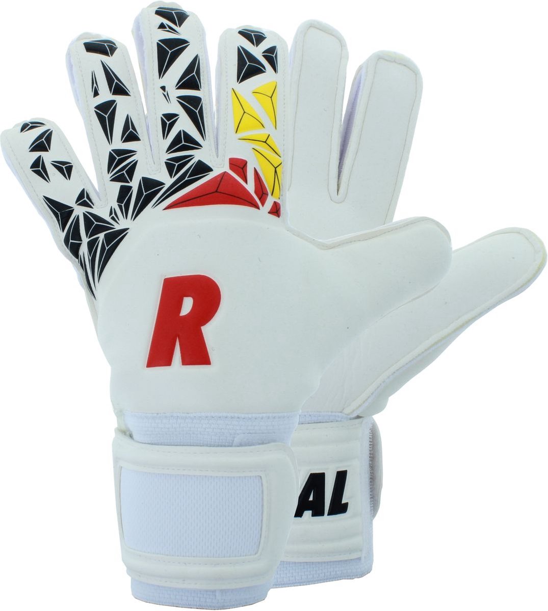 Real Euro (Limited) Keepershandschoenen - Wit / Zwart / Rood / Geel | Maat: 9