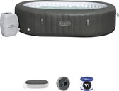 Bol.com Lay-Z spa Mauritius SMART AirJet 7 grey - 270x180x71 cm - Bestway (new) - Geschikt voor 5-7 personen - Afmetingen buiten... aanbieding