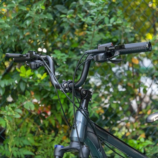 Fietsstuur, legering, 25,4 mm breed, 560 mm, allround trekkingstuur, comfortabel fietsen, opvouwbare vervanging (aluminiumlegering