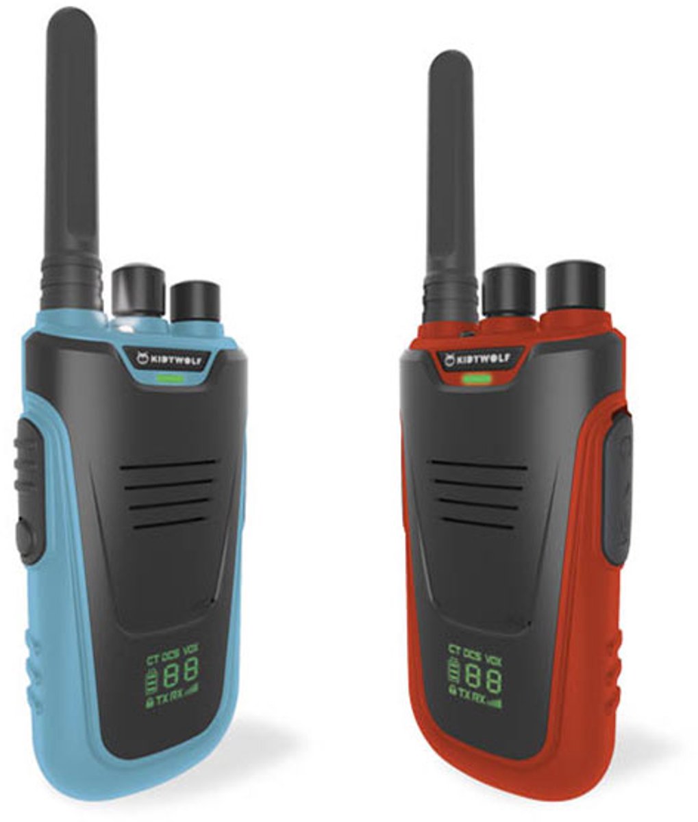 KIDYTALK WALKIE TALKIE VOOR KINDEREN EN VOLWASSENEN - PORTOFOON 3 TOT 6 KM BEREIK