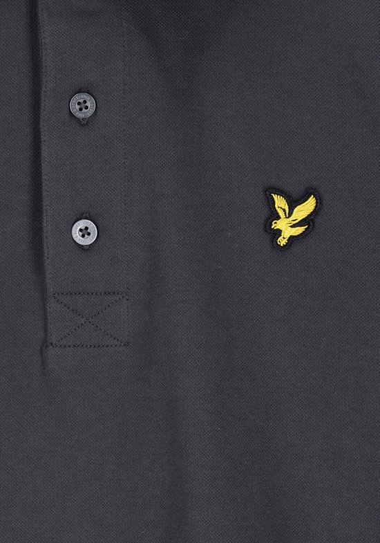 Lyle & Scott Polos & T-shirts Homme Polo uni - Grijs - Taille XS