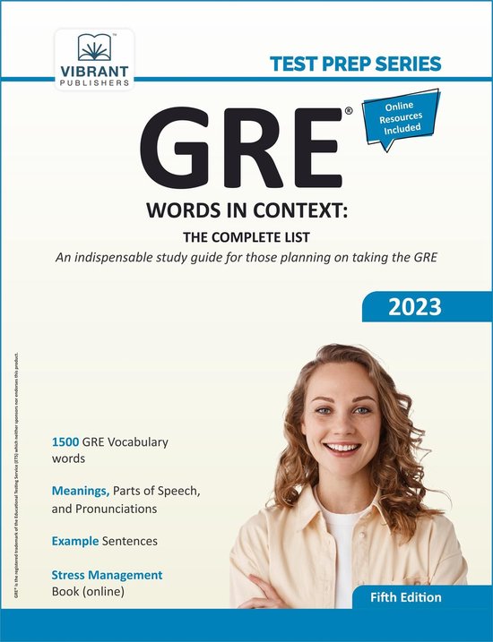 Test Prep Series - GRE Words In Context: The Complete List - cover