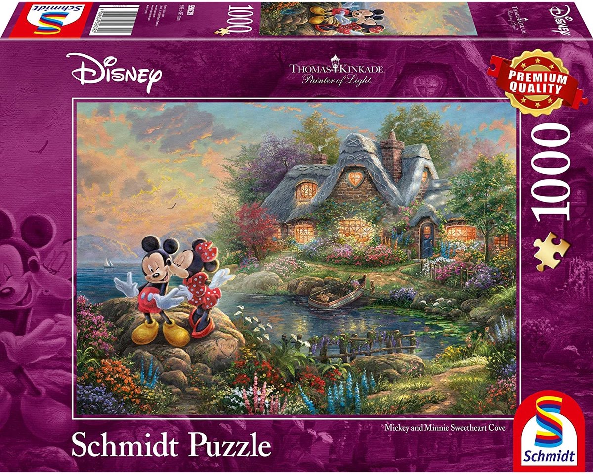 Disney Mickey & Minnie 1000 stukjes Puzzel
