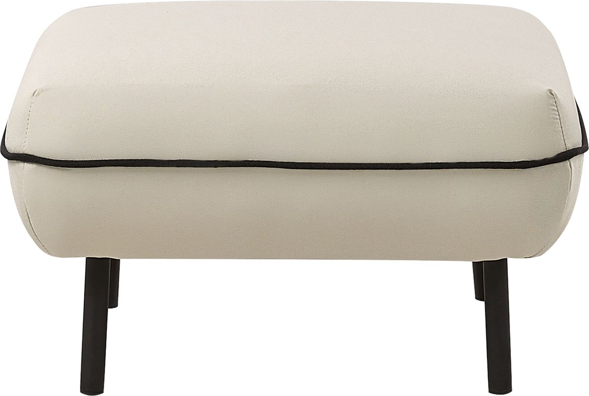 TONSBERG - Ottomaan - Lichtbeige - Polyester