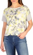 Calvin Klein - T-shirts - Vrouw - J20J204802-002 - lightgray,yellow