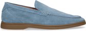 Sacha - Heren - Lichtblauwe suède loafers - Maat 43