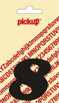 Pickup plakcijfer CooperBlack 60 mm - zwart 8