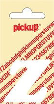 Pickup plakletter CooperBlack 40 mm - wit Z