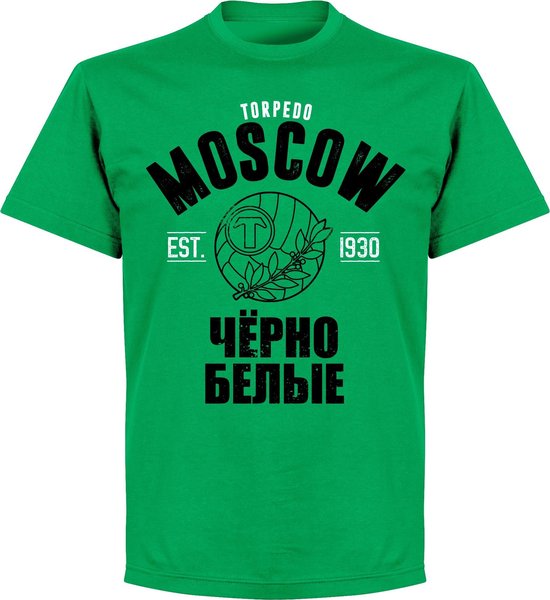 T-shirt Torpedo Moscow Established - Vert - XL