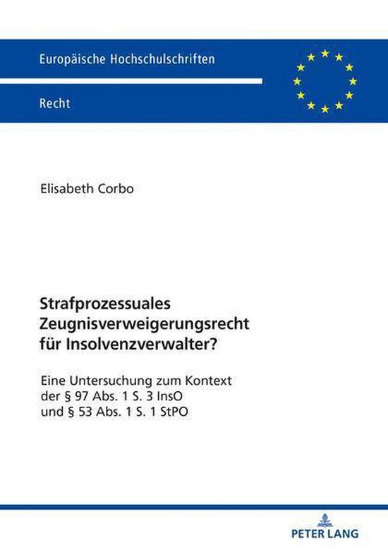 Europaeische Hochschulschriften Recht 6168 - Strafprozessual ... - cover