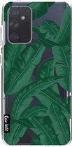 Casetastic Samsung Galaxy A72 (2021) 5G / Galaxy A72 (2021) 4G Hoesje - Softcover Hoesje met Design - Banana Leaves Print