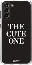Casetastic Samsung Galaxy S21 Plus 4G/5G Hoesje - Softcover Hoesje met Design - The Cute One Print