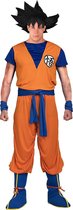 FUNIDELIA Goku kostuum Dragon Ball voor mannen - Maat: S - Oranje
