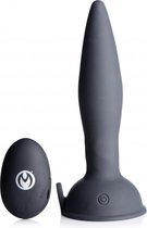 Turbo Ass-Spinner Silicone Anal Plug with Remote Control - Black - Butt Plugs & Anal Dildos - black - Discreet verpakt en bezorgd