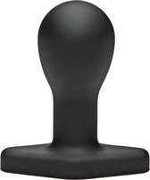 The Hitch - 4 Inch Smooth Cushioned Plug - Butt Plugs & Anal Dildos - black - Discreet verpakt en bezorgd