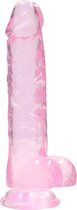 8" / 20 cm Realistic Dildo With Balls - Pink - Realistic Dildos - pink - Discreet verpakt en bezorgd