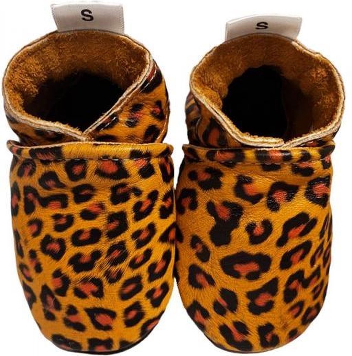 BabySteps slofjes Orange Leopard maat 26/27 - Schoenen.nl