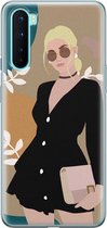 OnePlus Nord hoesje - Abstract girl - Soft Case Telefoonhoesje - Print / Illustratie - Multi