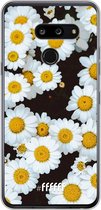 LG G8 ThinQ Hoesje Transparant TPU Case - Daisies #ffffff