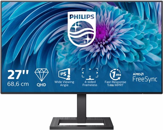 Philips 275E2FAE - QHD IPS Monitor - 27 Inch