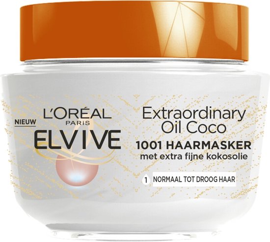 L'Oréal Paris Elvive Extraordinary Oil Haarmasker - 300 ml - Fijne Kokosolie